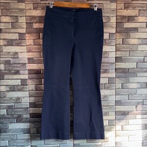 Pre Owned J Crew Navy Hayden Kickout Crop Pant in Smooth-Stretch Twill Size 0